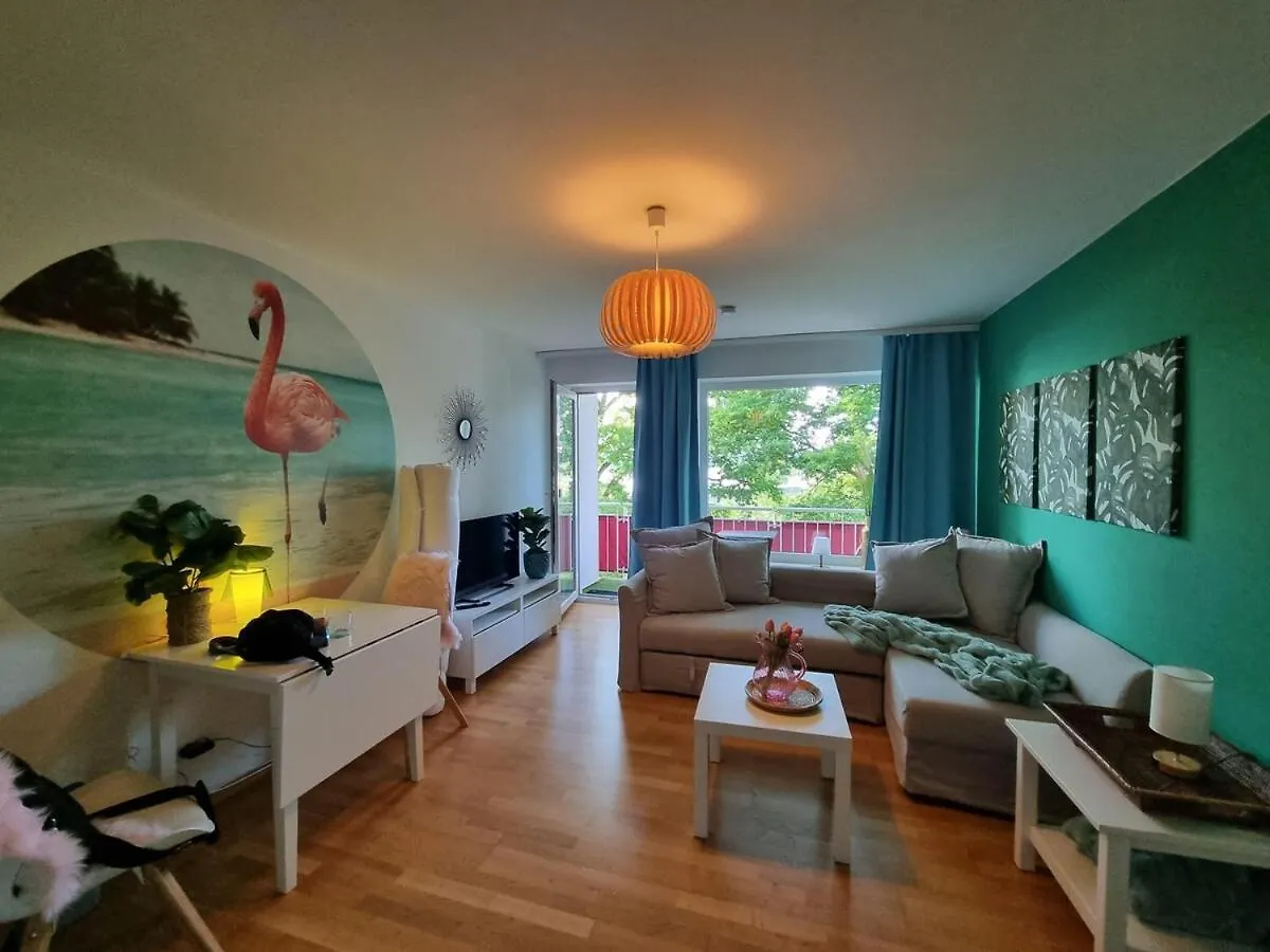 Flamingosuite 6 Min Zum See Herrsching am Ammersee Apartmán